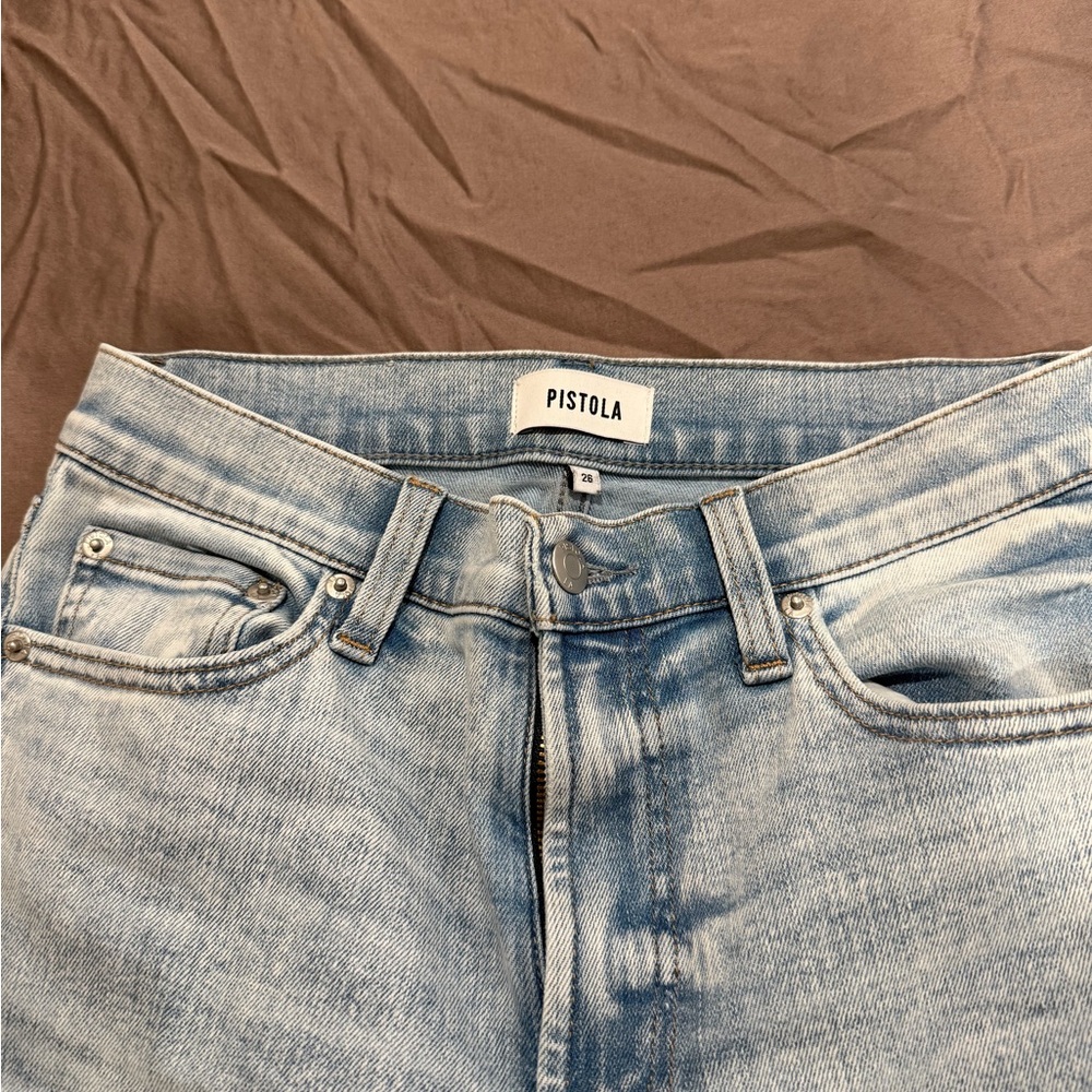 Pistola Men's Faded Blue Jeans